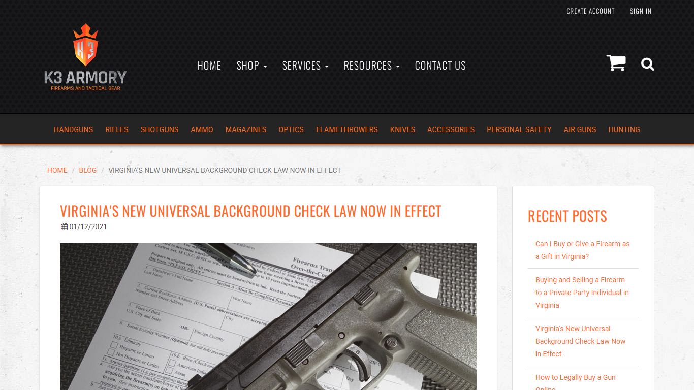 Virginia's New Universal Background Check Law Now in Effect